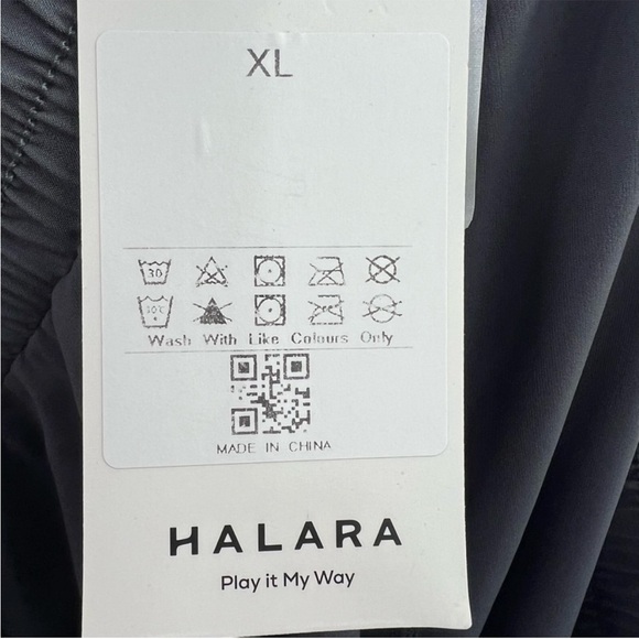 Halara NWT DrawstringFlowy Mesh 2-in-1 Shorts in Volcanic Ash XL fits like L - Picture 9 of 9